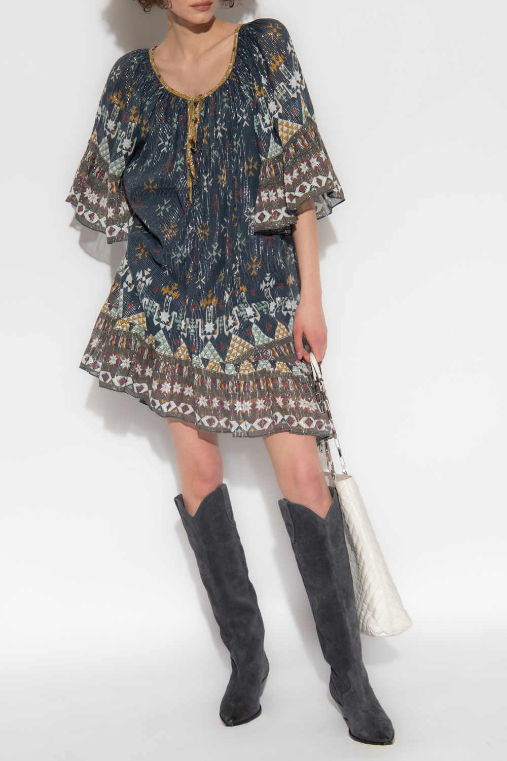 SchaferandweinerShops KR - Multicolour 'Loane' dress Marant